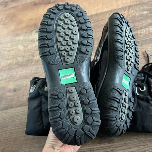 Cougar waterproof tall winter boots Women’s Sz 7 Ringo Star Black Patent - Picture 5 of 15